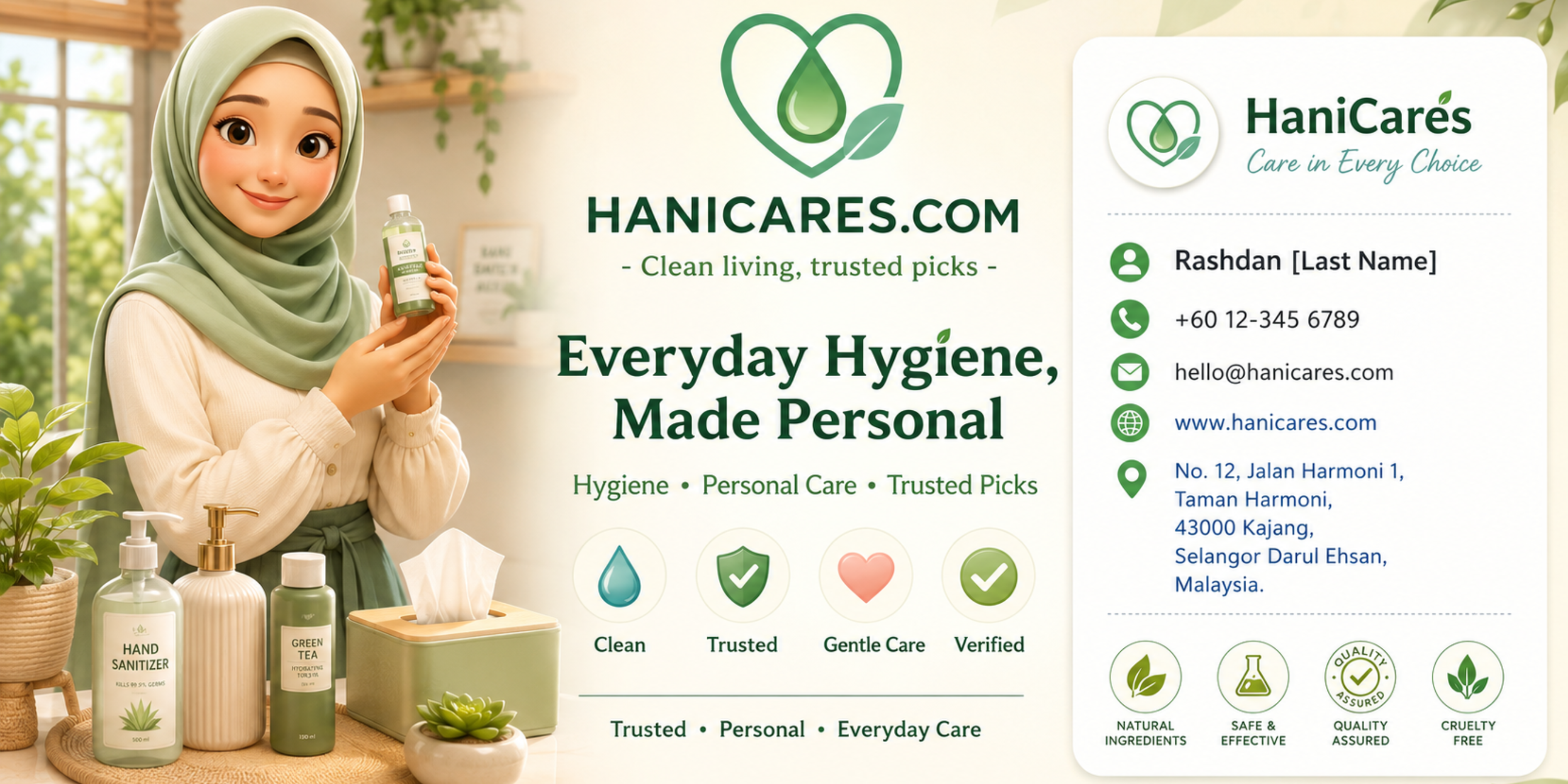 HaniCares — Everyday Hygiene, Made Personal